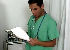 Getting stimulated by the male nurse