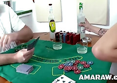 Riding A Cock In A Kitchen - Gabrielle Neva, Max Cortes And Brunette Babe