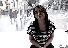 bombshell teenage Anina Silk Shows off her Neatly Trimmed muff