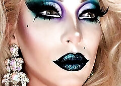 Makeup Fetish, Glam, Transvestic Fetish, Crossdress, Feminization, Blow Job, PMV, Lipstick, Transvestite, TV, CD, Oral Job, Anal, EDM