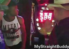 Lustful Interracial Boys Stripping