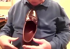 brown weejuns and darksome socks