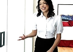 Hotel Room Attendant Penelope Woods Gets Overspread In Cum After Banging BBC Guest GP3328