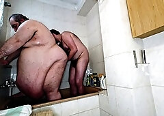 Flashing for the new guy in our wild gay foursome