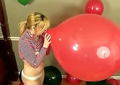 Christmas Themed B2P 24 Inch Balloons