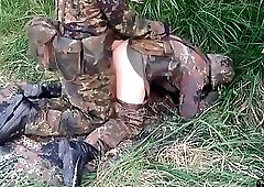 German soldiers in the field