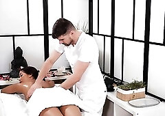 PenthouseGold.com - Seductive Playgirl Lia Lin Gets Oiled Up And Banged During Fleshly Massage