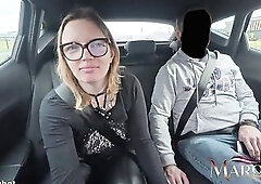 HOTWIFE CUCKOLD: Spouse watches Wife getting her Booty destroyed in Backseat