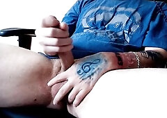 Redhead Hard Uncut Jock Cum -UncutAtNight-