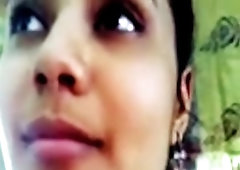 Naked Indian girlfriend filmed after sex