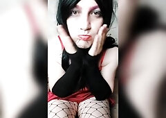 Electra Hawt Femboy Model Red Lights