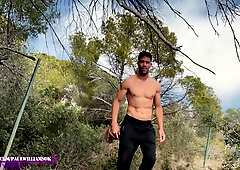 Kicking Off Naked Season Again. Public Nudity Next To Street