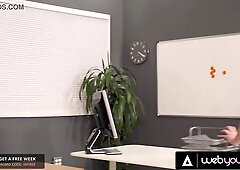 Anxious besties can’t hold back after finishing their exam