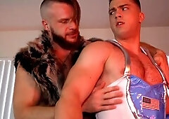 Muscled, asslicking, rimjob
