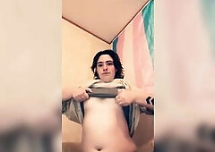 Undress Tease With My Mommy Just Outside My Room