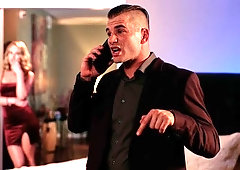 Glamorous hottie with round booty Daisy Stone impaled in the doggy style