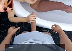 Hot MILF wives getting me hard with some serious scissoring in Milfy City