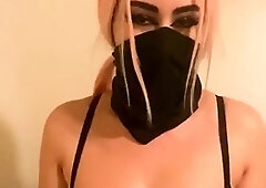 Masked ASMR Dominatrix Femdom Video