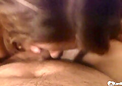 Tittyfucking A Very Coquettish Temptress And Getting Blown By Her - Homemade Sex