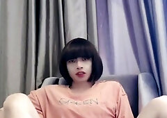 【Shemale】Ting Xuan milked near of the motel windows