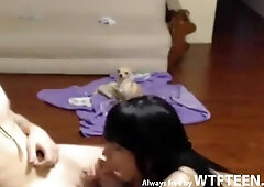 Young Web Cam Intercourse Duo Deep-Throating Wood Always free-for-all by WTFteen.com