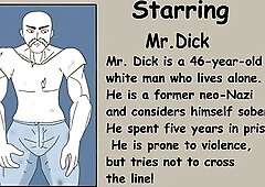 White large uglybastard coarse bang Black gal bawdy talk adult toon interracial