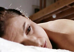 Marvelous Mimi Rogers gets her entire body rubbed