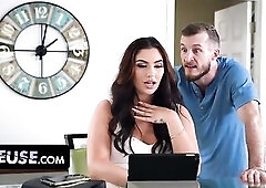 Breasty Curvy Vivian Taylor & Brick Danger Get Free Used Hard