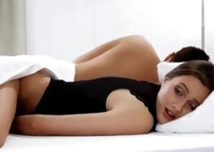 Stacy Cruz enjoys a romantic morning session with her boyfriend Alberto Blanco