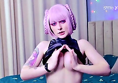 Vampire Nazuna Nanakusa Gets A Big Dick In Her Pussy And Ass Before A