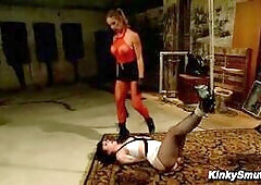 Raven Hair MILF BDSM Play with Felony