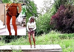 Wanking On A Windy Day