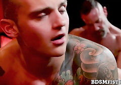 Sebastian Bluu demolished his ass by riding Steve Arcturus thick forearm