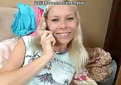 Big cock is ruining the butt hole of seducing blonde lady
