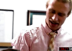 Librarian Victoria Voxxx fucks big cock principal Michael Vegas after he caught her masturbating in the office Latina MILF just doing her job MILF gav