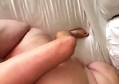 Mature brunette amateur giving a great POV blowjob