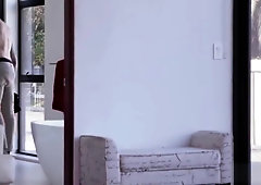 Tattooed Ruckus destroys TS tight ass