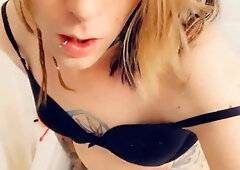 Swimsuit Woman Faps Herself