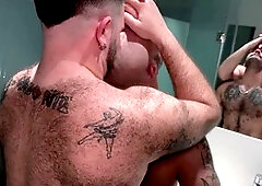 Bathroom bareback with Phi