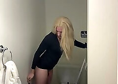 Sexy Crossdresser Fucked by Dildo