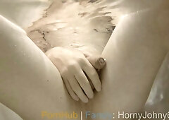 I took a tub and jizm underwater