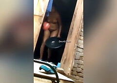 Today Exclusive- Desi Bhabhi Bathing Record By Hidden Cam