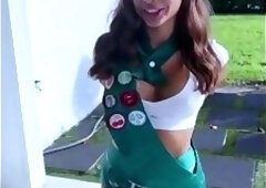 Girl Scout Receives Anal Creampie