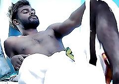 My early morning sex with a big tits MILF lady in South Indian style