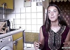 Ersties: Tanja Fingers Her Hirsute Twat