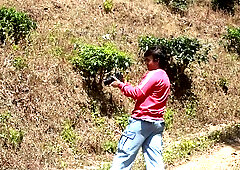 Beautiful Bhabhi Caught Bathing Outside Hot Sex - Outdoor