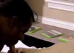 Charming amateur Aiden bangs a ebony dude after a shaft wanking