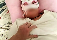 I fondle my big beautiful woman wife throughout garments