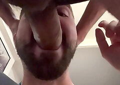 Steaming heterosexual pals slurp their spears