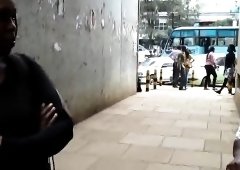 Shapely	 African girls shower together and prepare for